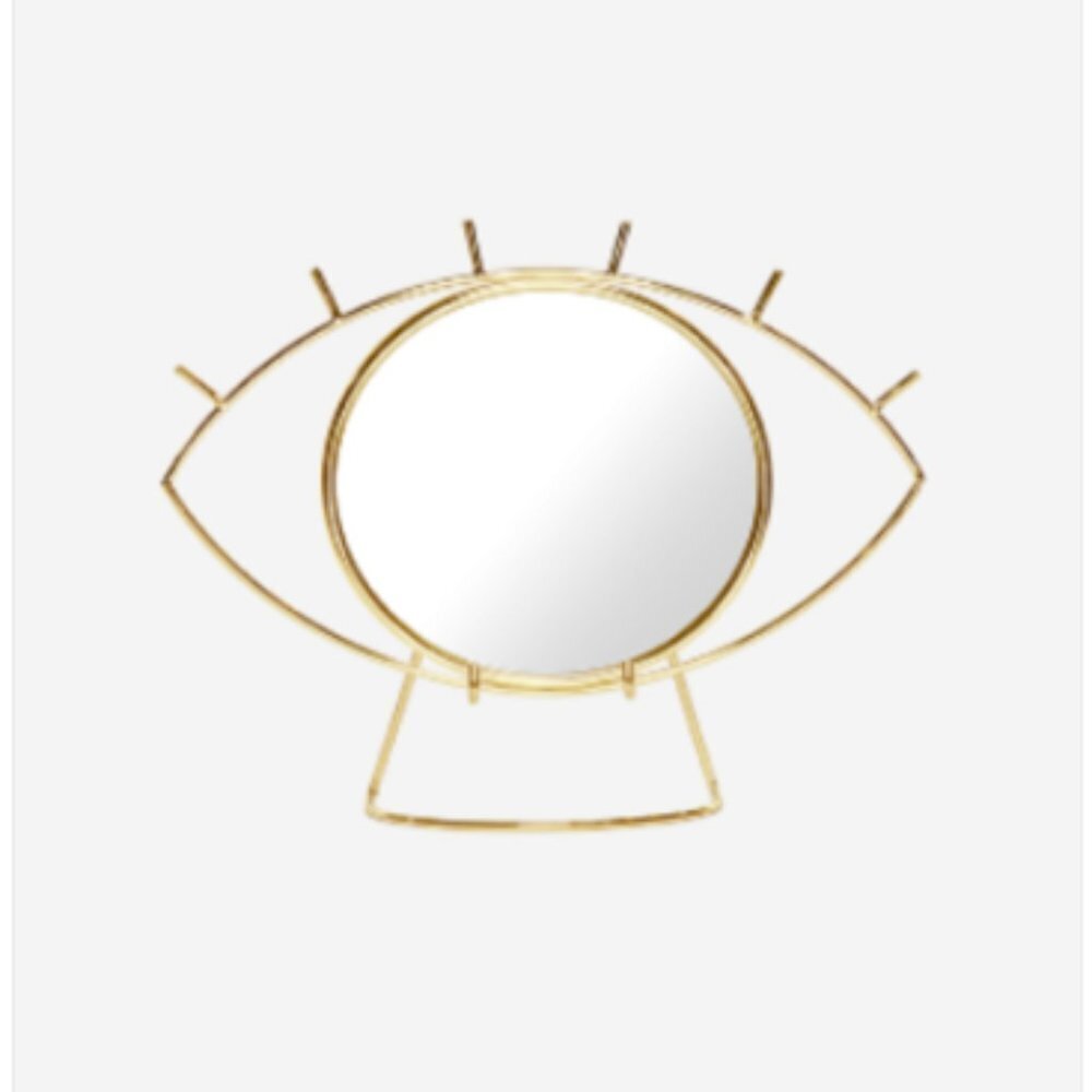 DOIY Design Cyclops Eye Table Mirror Gold New In Box